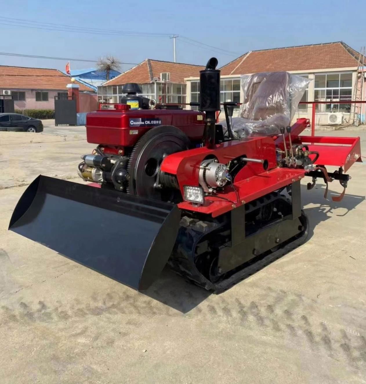 Farming Agriculture Tools - Motozappa cingolata diesel, attrezzi agricoli, piccolo